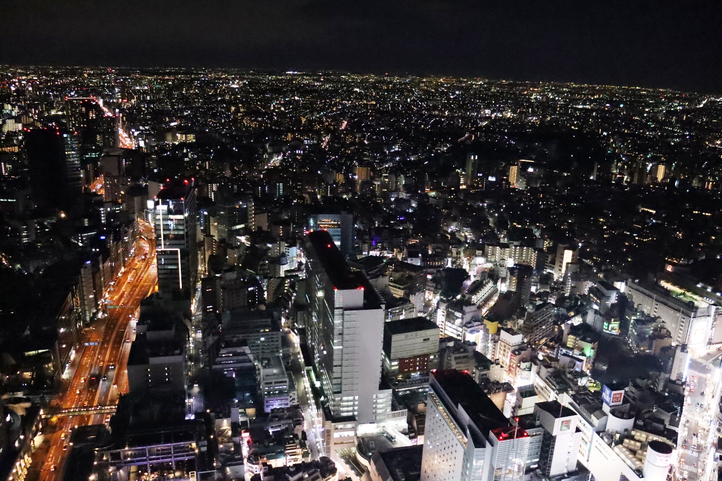 渋谷スクランブルスクエア SHIBUYA SKY 西方面東京スタジアム