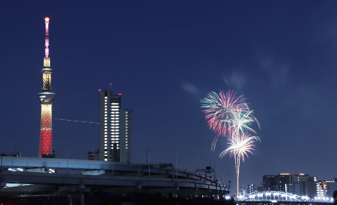 墨田区 汐入公園 隅田川花火大会