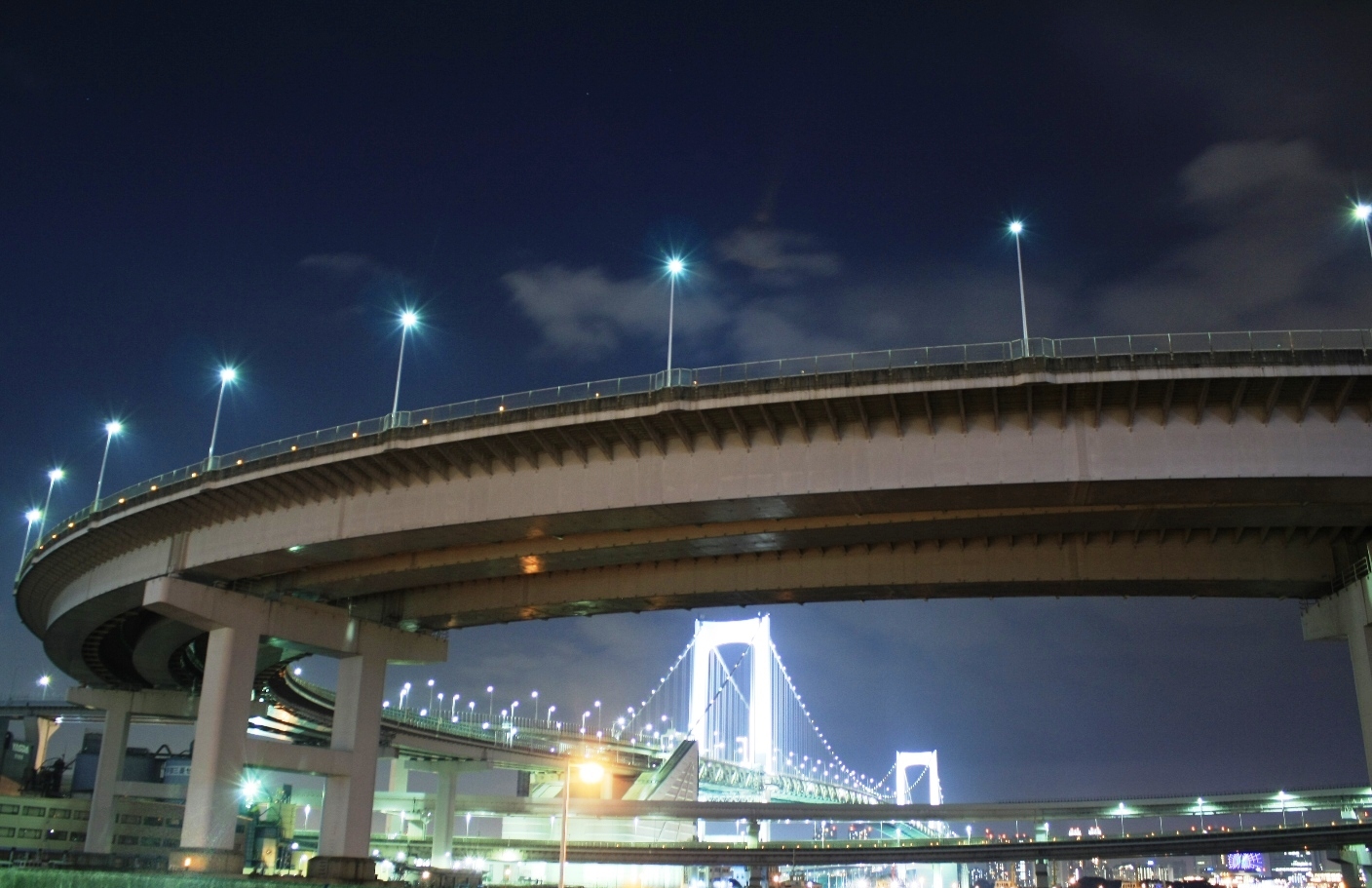 芝浦ふ頭 レインボーブリッジ ループ橋