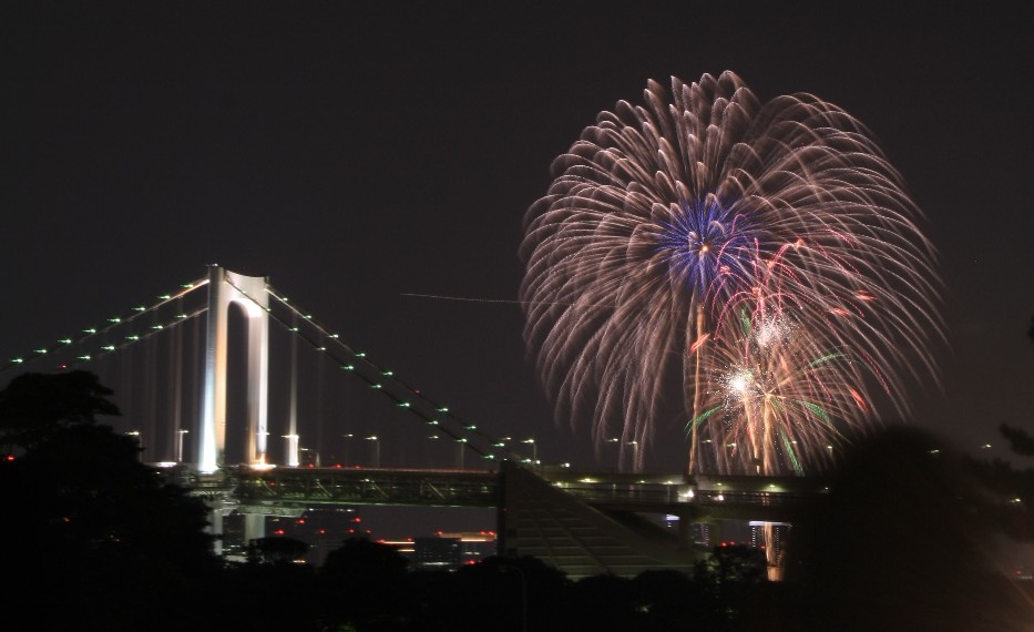 お台場 潮風公園 東京湾大華火祭