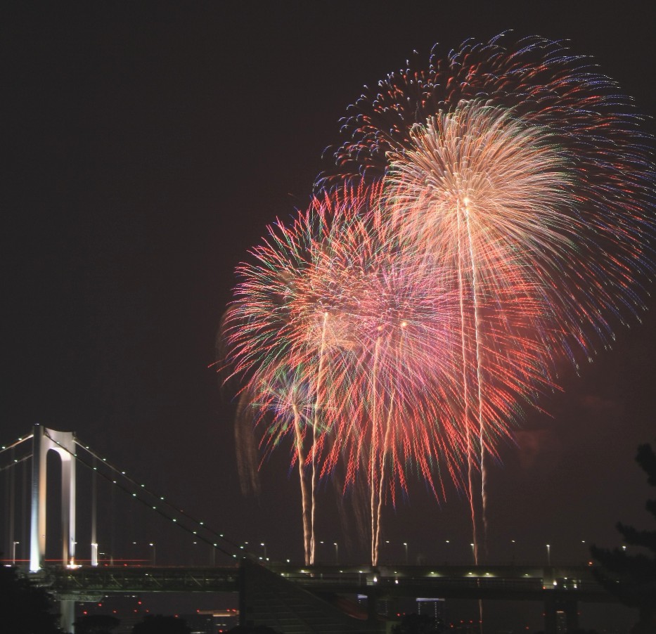 お台場 潮風公園 東京湾大華火祭